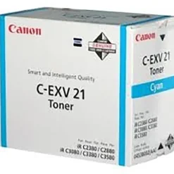 Lasertoner Canon C-Exv21 0453B002 Cyan