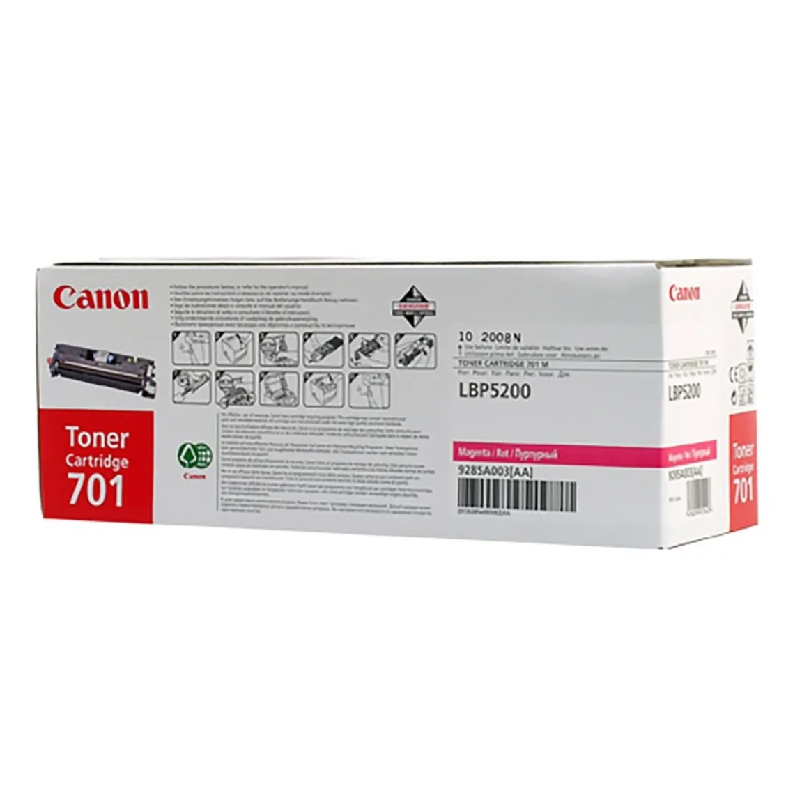 Lasertoner Canon 701M 9285A003 Magenta