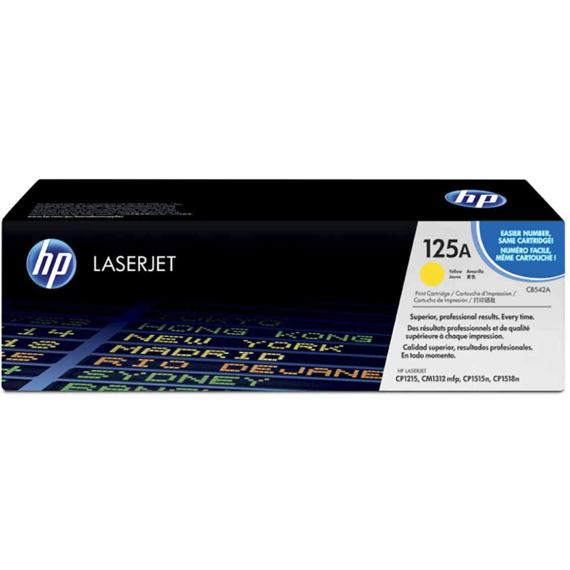Lasertoner HP 125A CB542A Gul