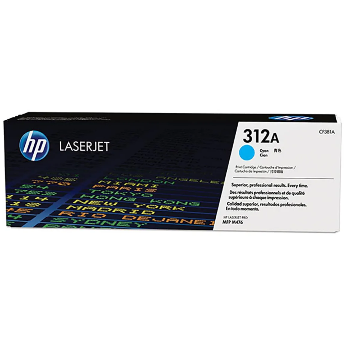 Lasertoner HP 312A CF381A Cyan