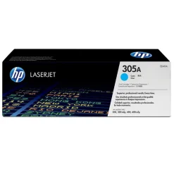Lasertoner HP 305A 2600 Sidor CE411A Cyan