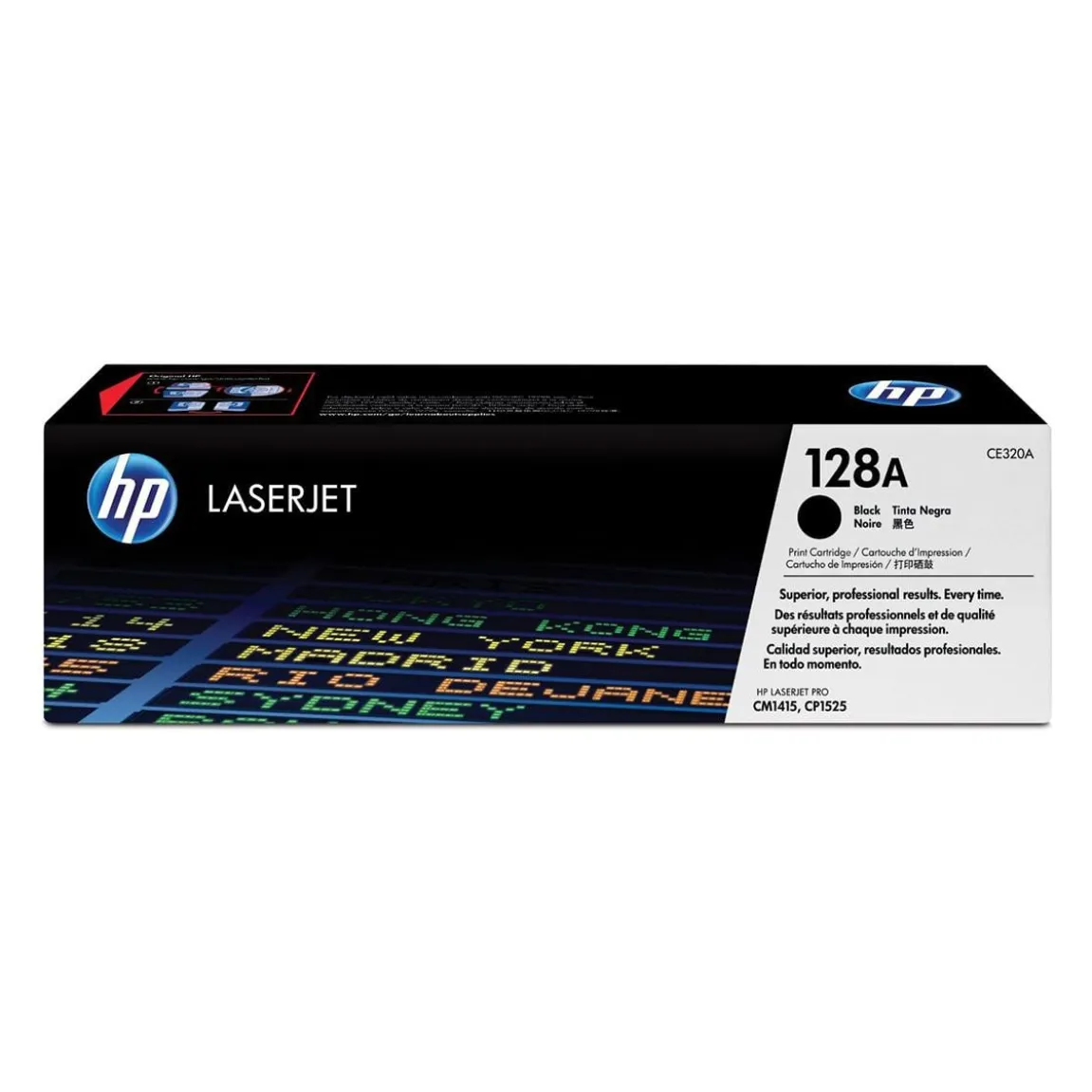 Lasertoner HP 128A 2000 Sidor CE320A Svart