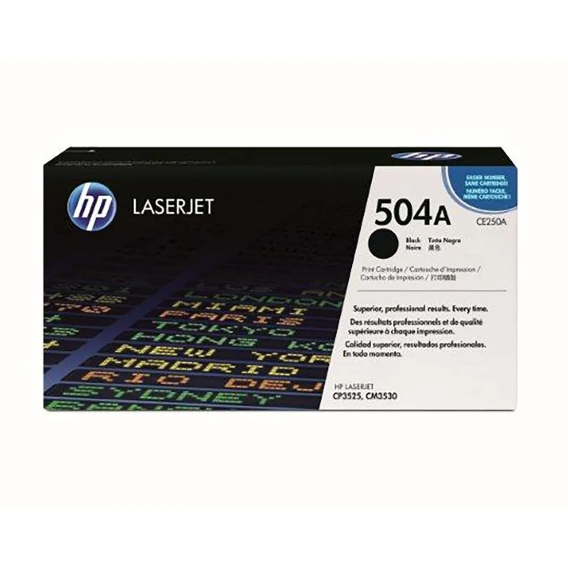 Lasertoner HP 504A 1200 Sidor CE250A Svart