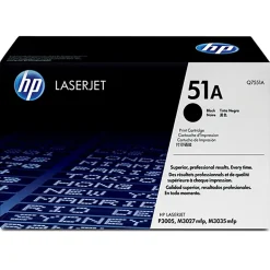 Lasertoner HP 51A 6500 Sidor Q7551A Svart
