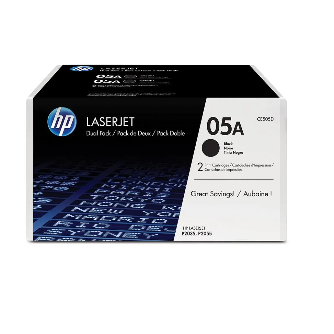 Lasertoner HP CE505D Svart