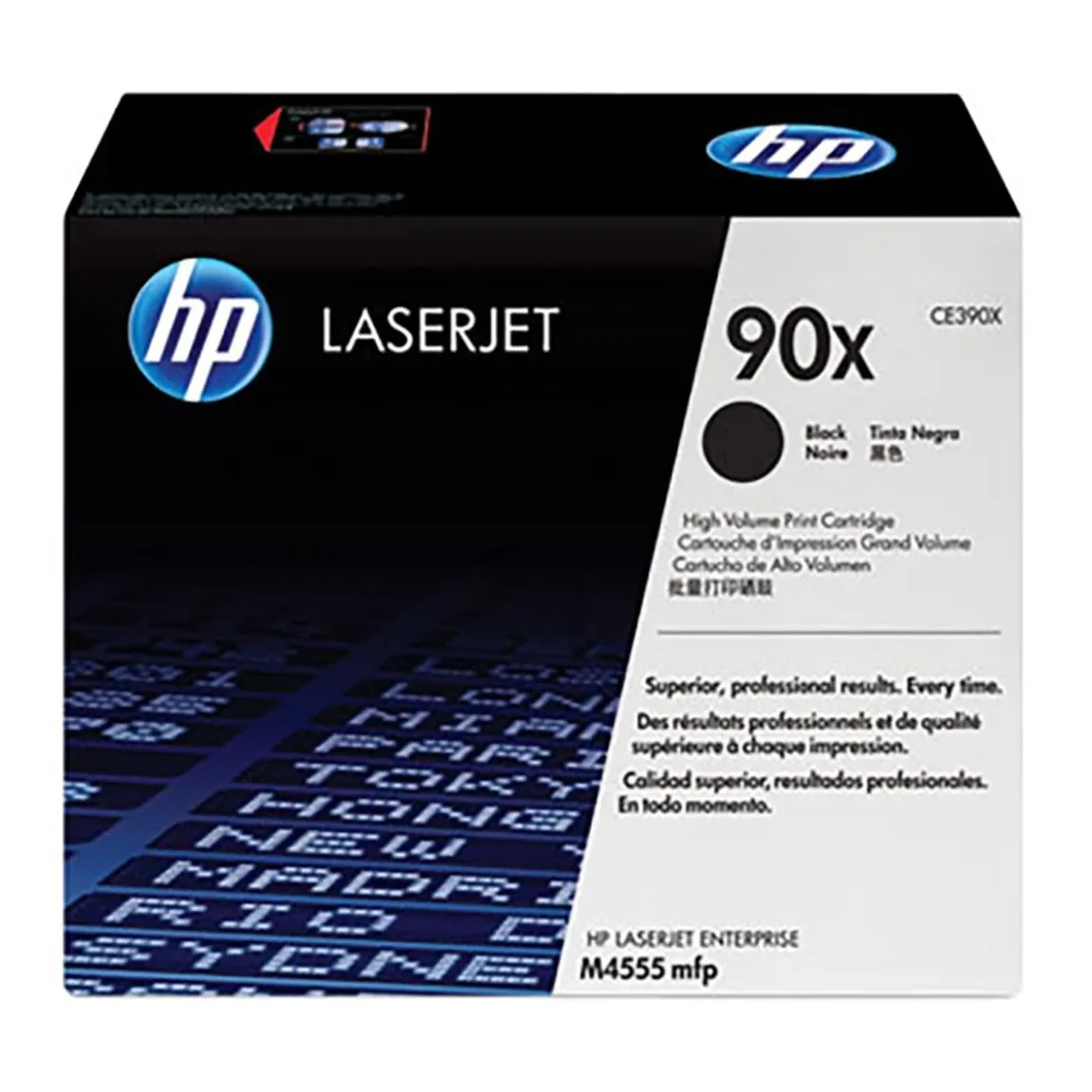 Lasertoner HP 90X 24000 Sidor CE390X Svart