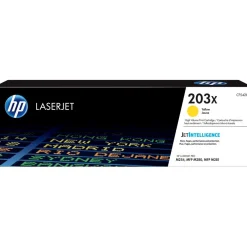 Lasertoner HP 203X 2500 Sidor CF542X Gul