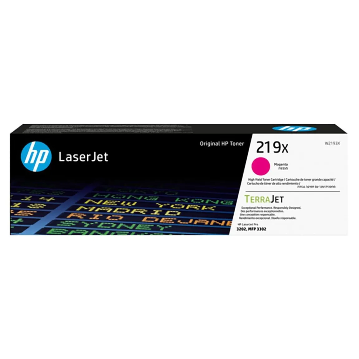 Lasertoner HP 219X 2500 sidor W2193X Magenta
