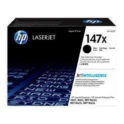 Lasertoner HP 147X 25000 Sidor W1470X Svart