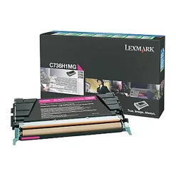 Lasertoner Lexmark 10000 Sidor C736H1MG Magenta