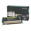Lasertoner Lexmark 10000 Sidor C736H1YG Gul