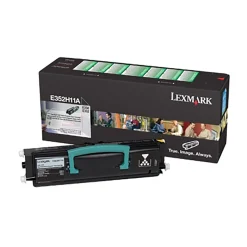 Lasertoner Lexmark 9000 Sidor E352H31E Svart