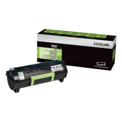 Lasertoner Lexmark 502 1500 Sidor 50F2000 Svart