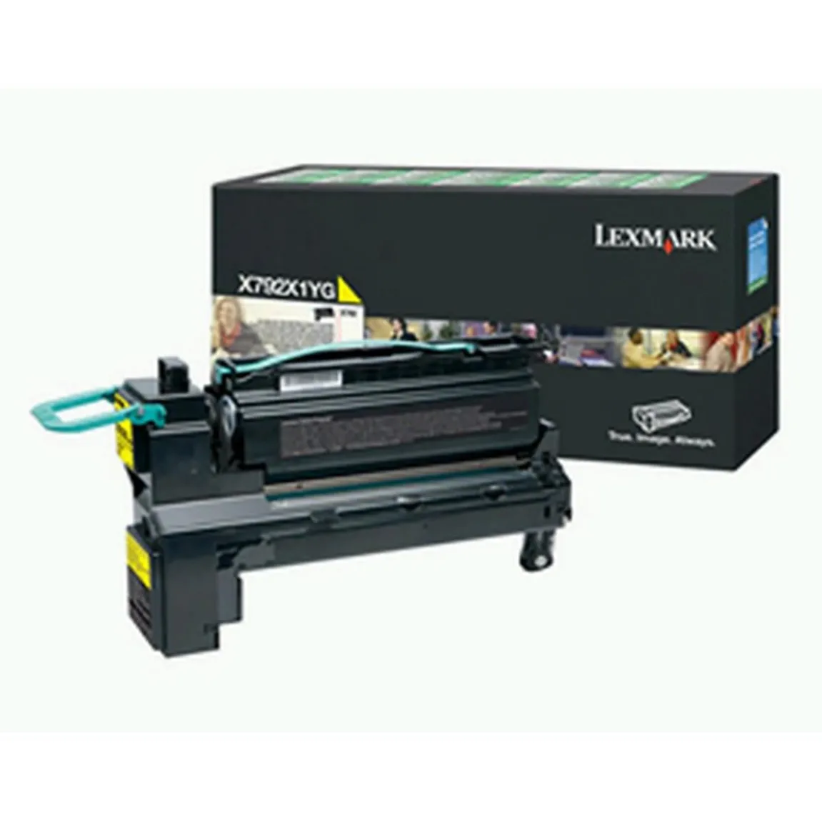 Lasertoner Lexmark 20000 Sidor X792X1YG Gul