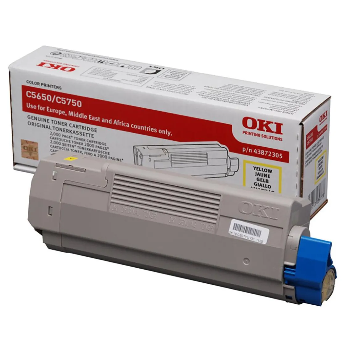 Lasertoner OKI 43872305 Gul