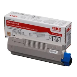 Lasertoner OKI 43865708 Svart