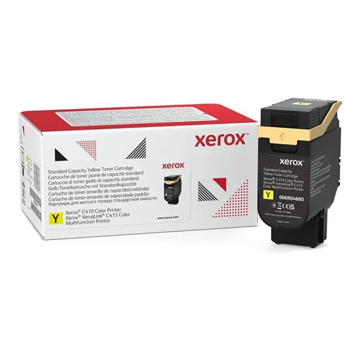 Lasertoner Xerox C415 2000 Sidor Gul