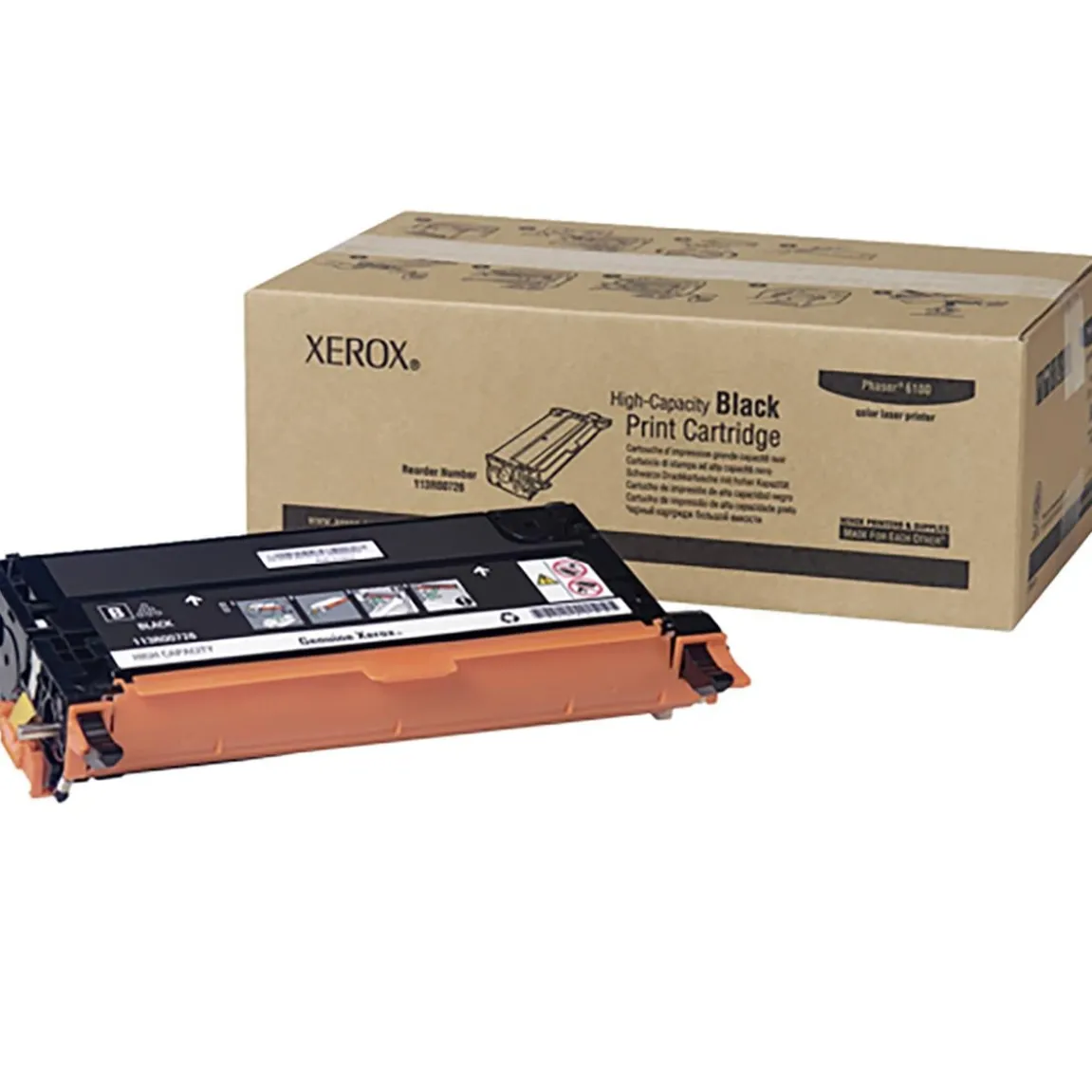 Lasertoner Xerox 8000 Sidor 113R00726 Svart