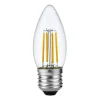 LED-lampa E27 4W(30W) Klar Filament Kron Dimbar