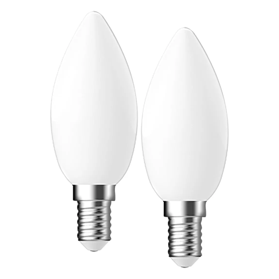 LED-lampa E14 4W(25W) Opalvit Kron Dimbar