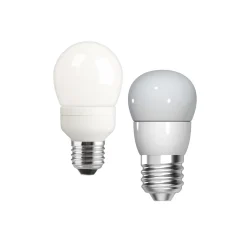 LED-lampa GE E27 2,5W (25W) opalvit Klot ej dimbar