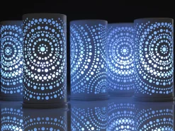 Ljushållare LED Duni Billy Metall Svart 140x75mm