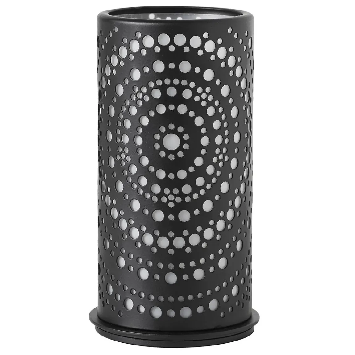 Ljushållare LED Duni Billy Metall Svart 140x75mm