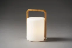 Ljushållare LED Duni Sibling Bambu 148x108mm