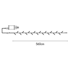 Ljusslinga Star Trading 80 LED Lampor 5,5m