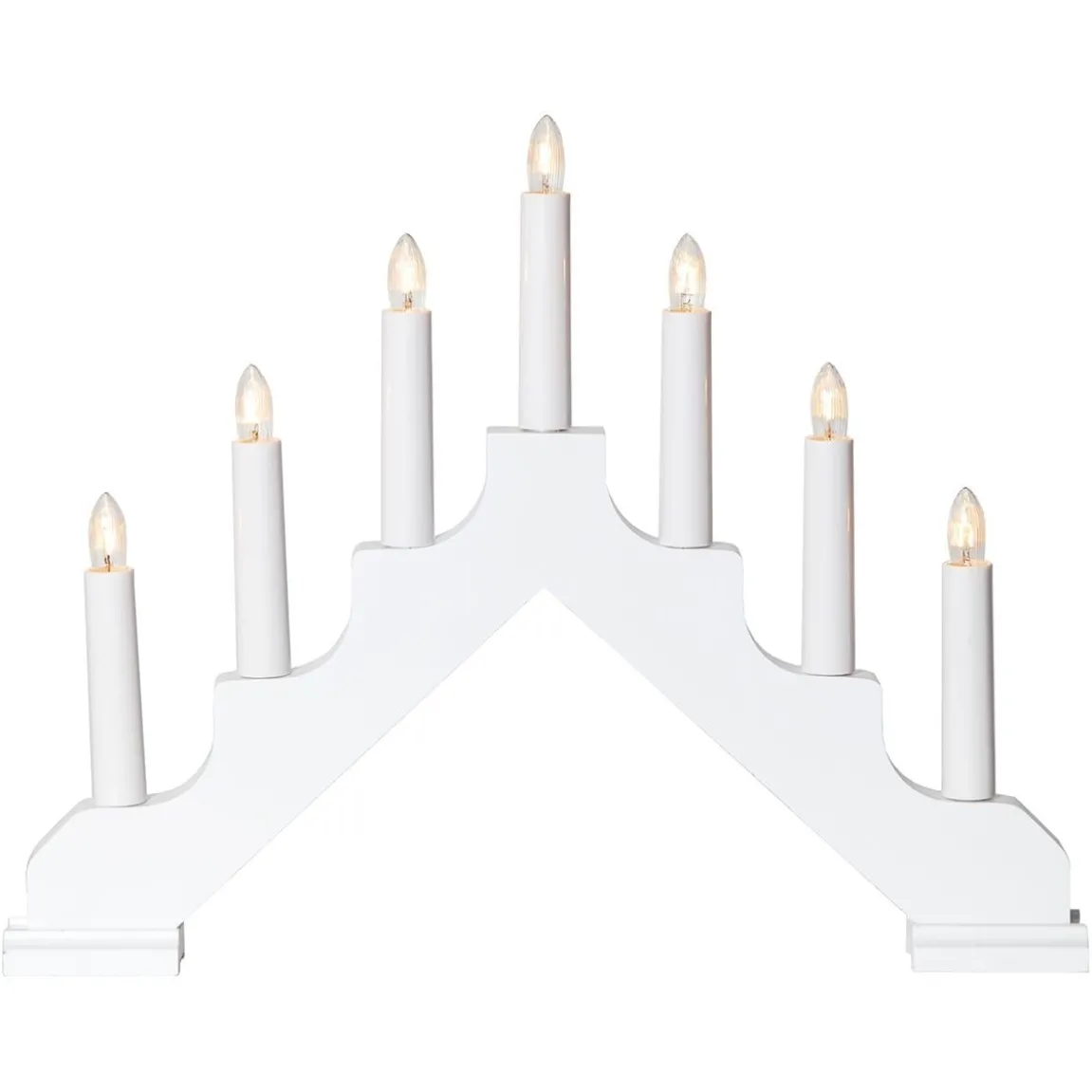 Ljusstake Star Trading Ada Vit 37,5x30cm