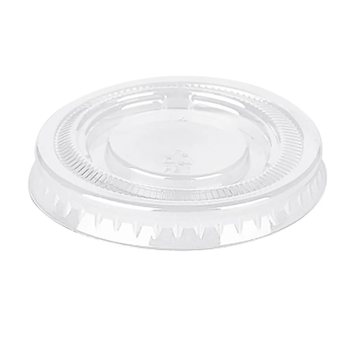 Lock Till Plastbägare Rund PET Klar Till Ø44mm