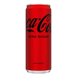 Läsk Coca-Cola Zero Burk 33cl exkl pant