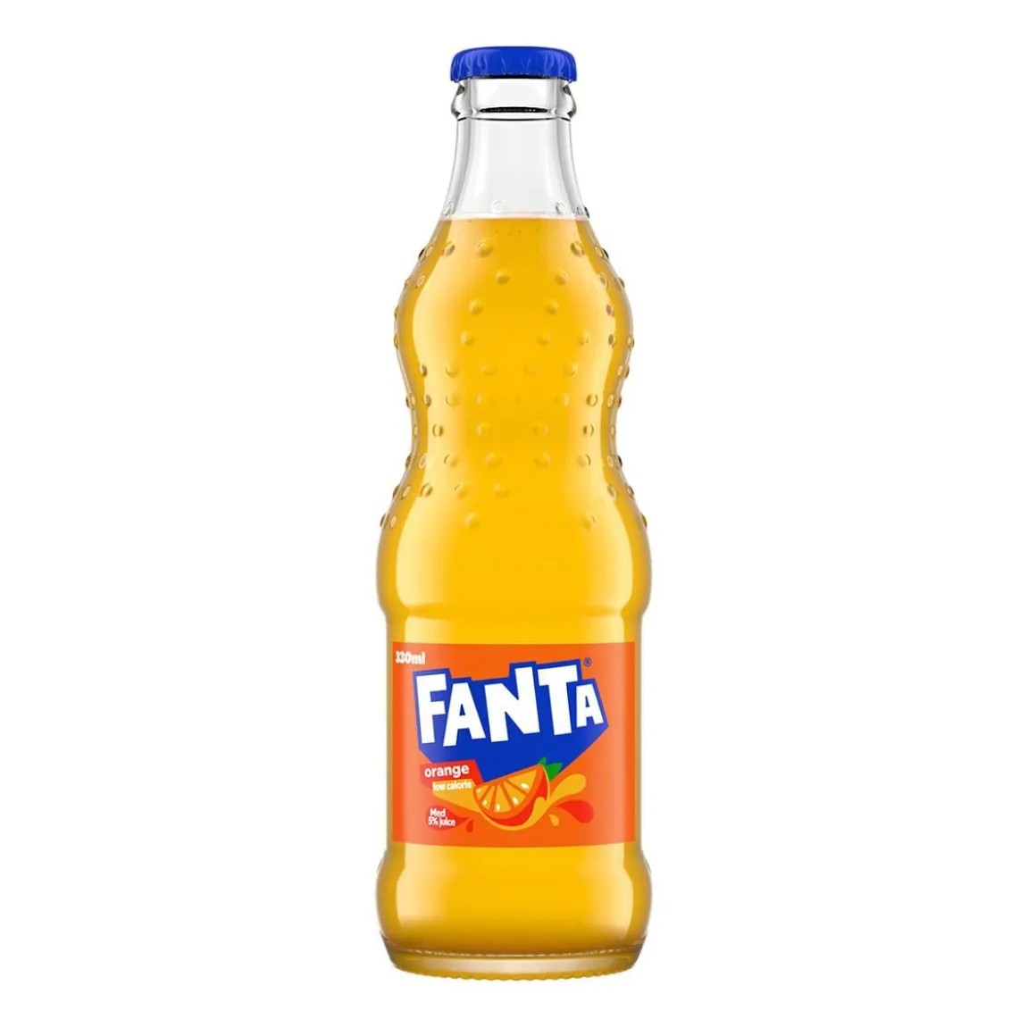 Läsk Fanta Orange Glasflaska 33cl