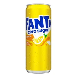 Läsk Fanta Zero Lemon Burk 33cl exkl pant