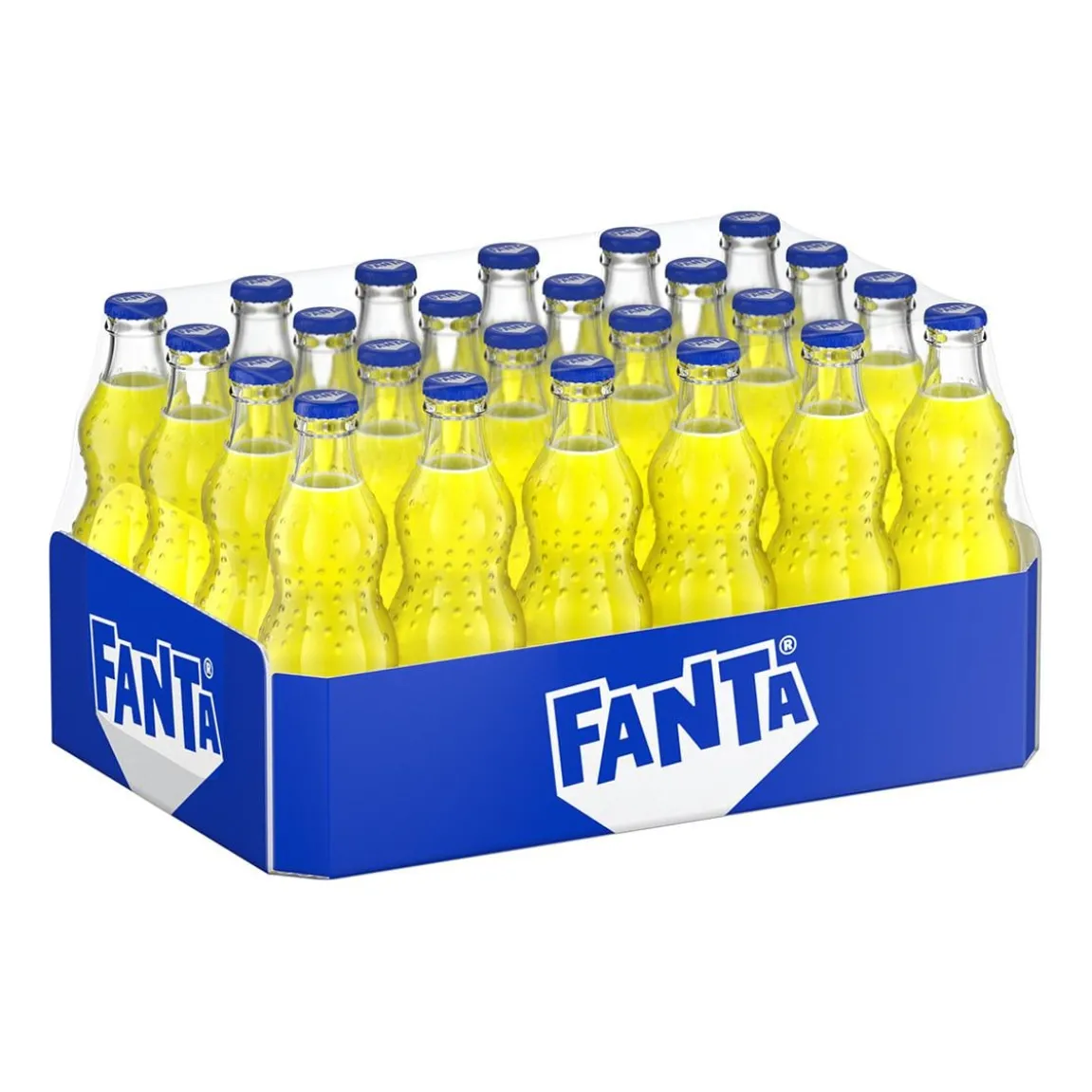 Läsk Fanta Zero Lemon Glasflaska 33cl