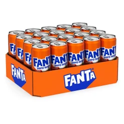 Läsk Fanta Zero Orange Burk 33cl exkl pant