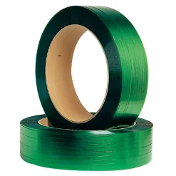 Maskinband PET 1260 Hylsa 406mm Grön 12,5x0,6mm x 2500m