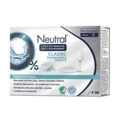 Maskindiskmedel Neutral Professional Classic Tablets 100st