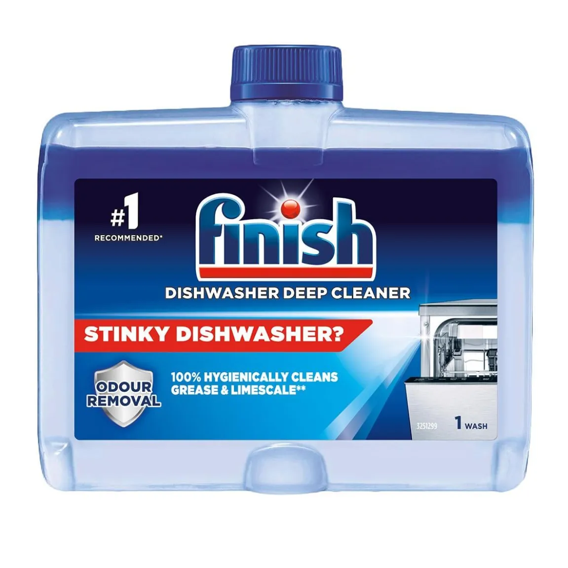 Maskindiskrengöring Finish Dual Phase 250ml