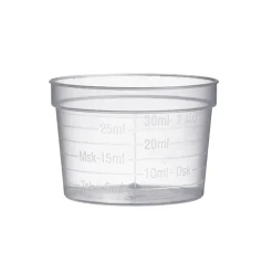 Medicinbägare PP Klar Ø47mm x 32mm 30ml