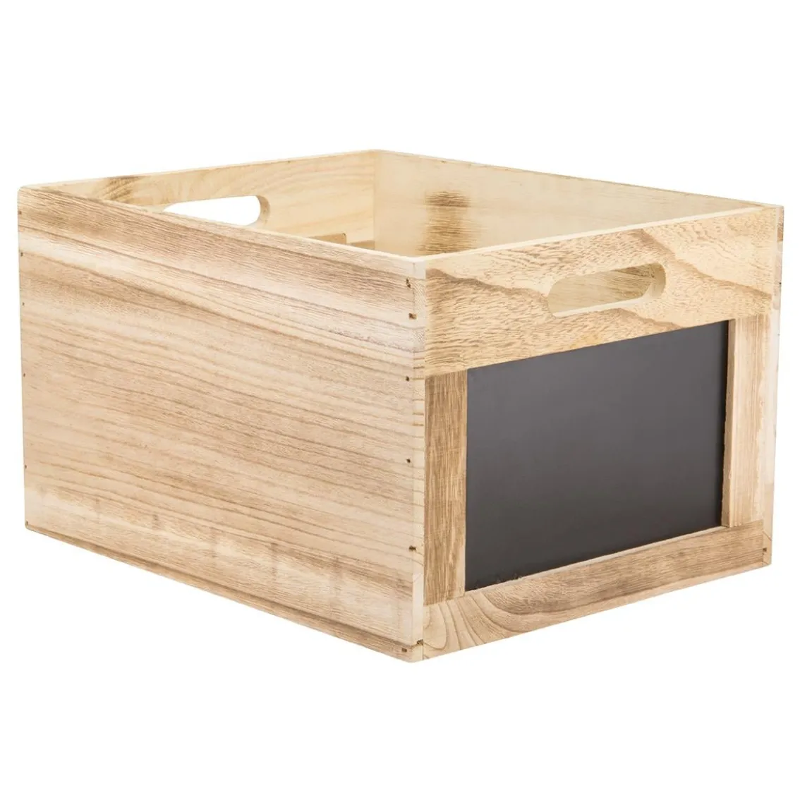 Menybox Securit Med Griffeltavla Brun 21x35x28,3cm
