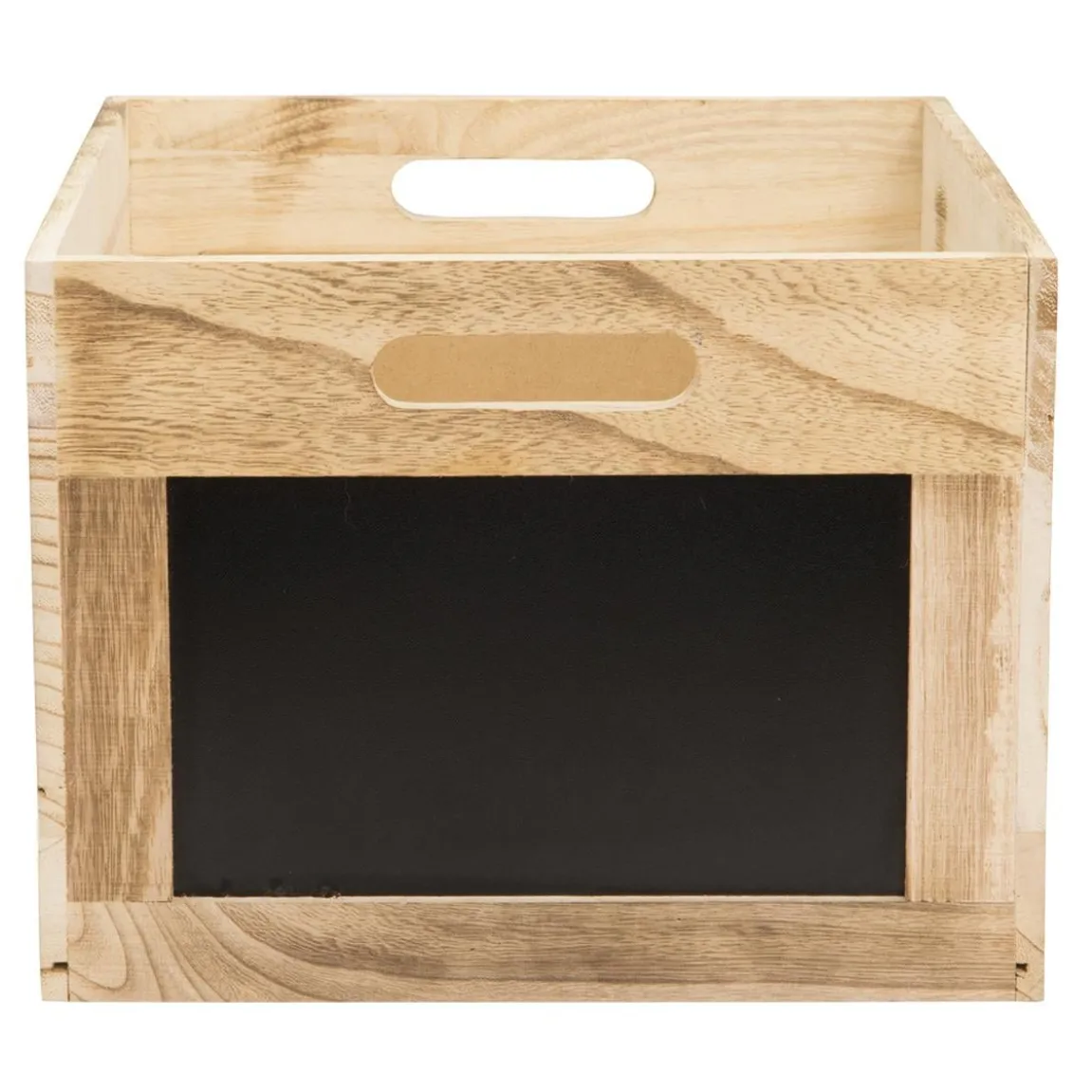 Menybox Securit Med Griffeltavla Brun 21x35x28,3cm