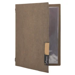 Menypärm Securit Nature Brun A4