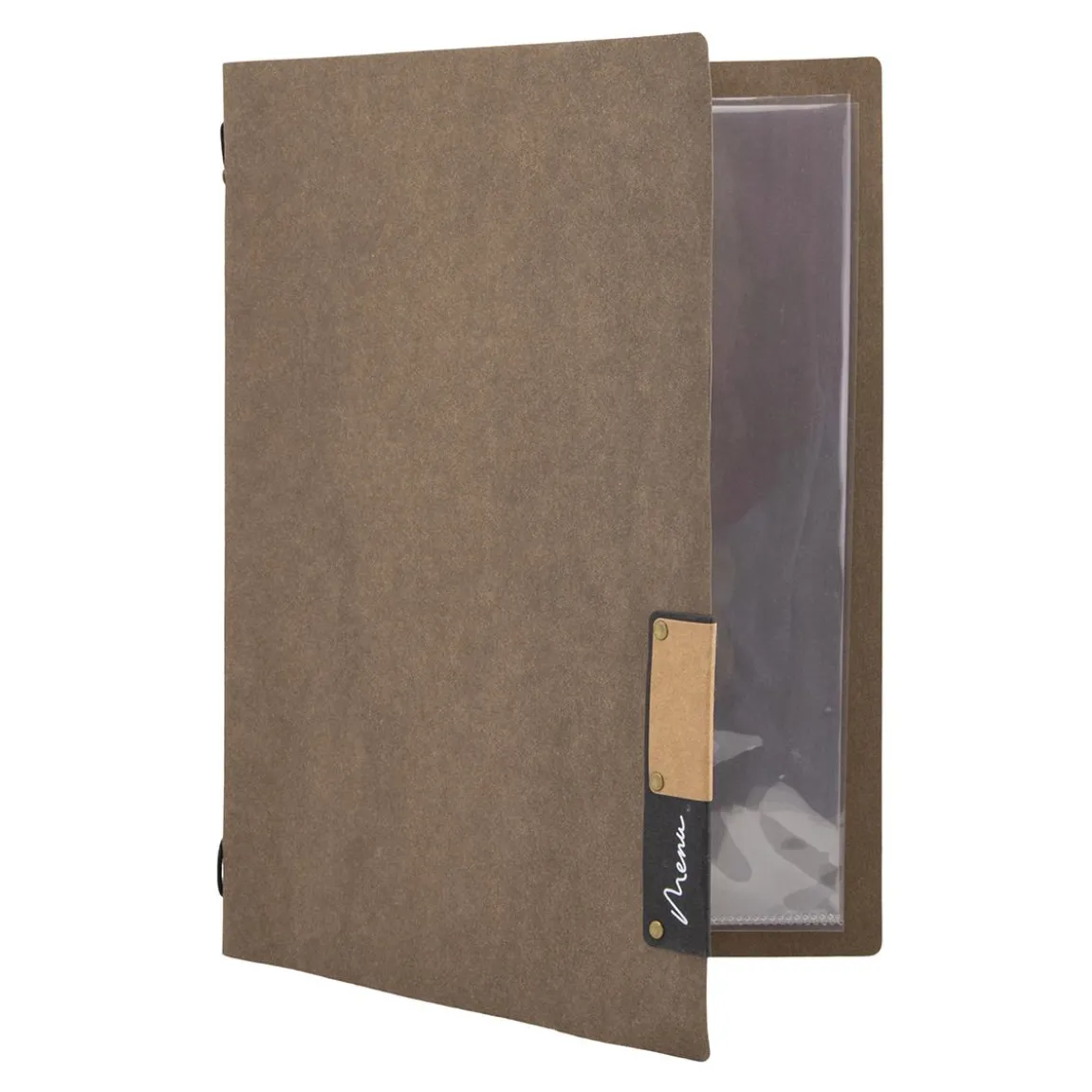 Menypärm Securit Nature Brun A4
