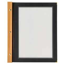 Menypärm Securit Wood Svart A4