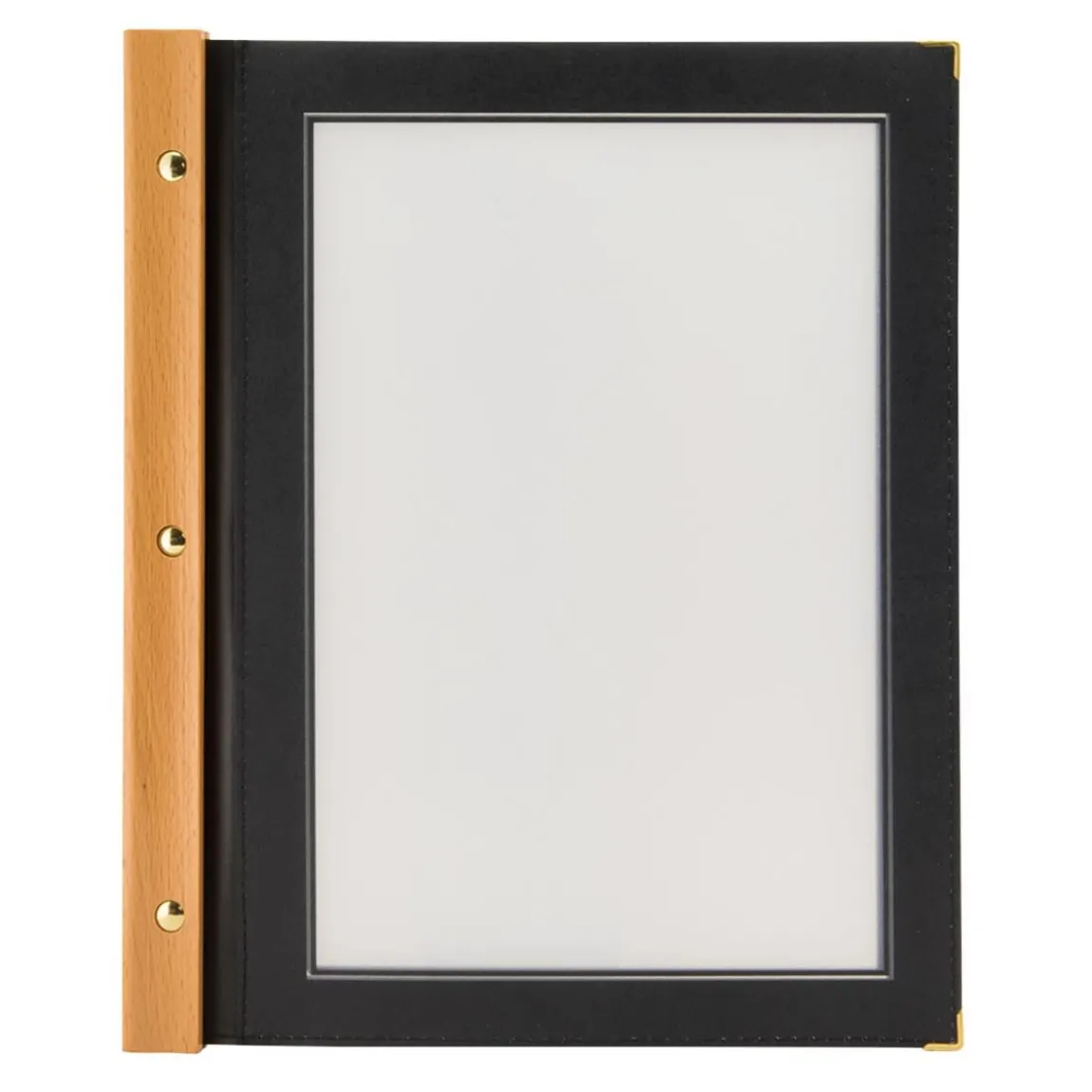 Menypärm Securit Wood Svart A4