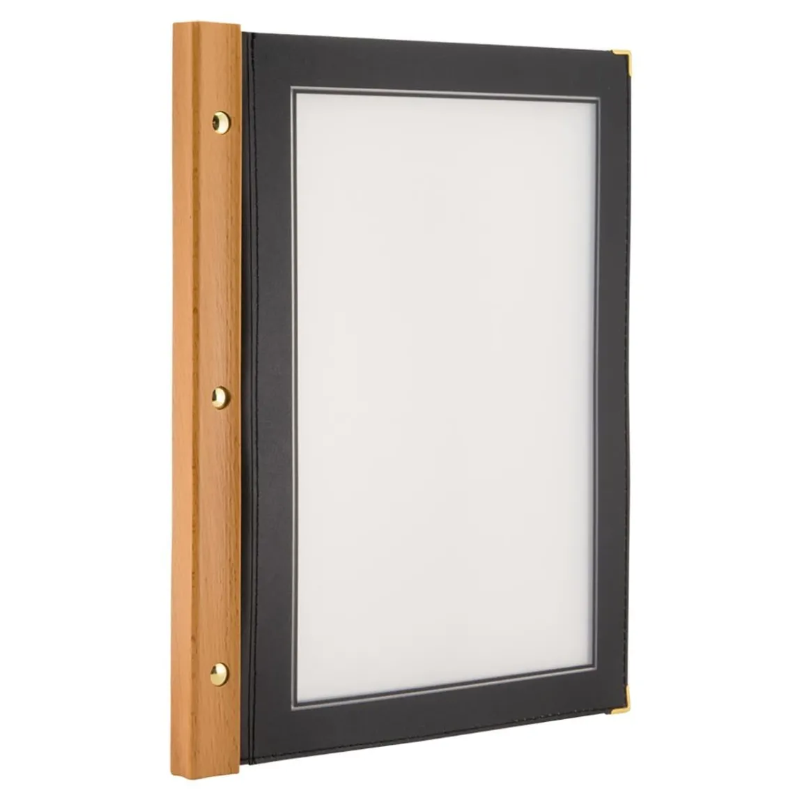 Menypärm Securit Wood Svart A4