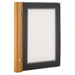 Menypärm Securit Wood Svart A5