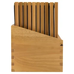 Menypärmslåda Securit Wood Svart A4