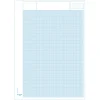 Millimeterpapper 50 Blad Blå A4